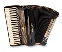 HOHNER Gola 414 black blind (jalousie) - no chin register - Аккордеон 4/4