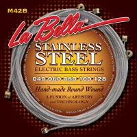 LA BELLA M42-B Stainless Custom Light 5-String 40-128 струны для 5-струнной бас-гитары