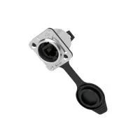Seetronic SE8FD05-03 Разъем RJ45 панельный, IP65, гнездо, тип-D, 8-конт. разъем вниз 90°, розетки соответствуют CAT5e, совместим с корпусами штекеров только 05-й серии (SE8MC-05)