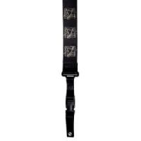 DIMARZIO STEVE VAI ITALIAN LEATHER CLIPLOCK STRAP 2 INCH BLACK DD2420SV кожаный ремень для электрогитары, именная модель Стив Ва