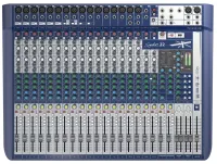 SOUNDCRAFT Signature 22 - аналоговый 22-канальный микшер, 16 XLR - Ghost предусилители, 100мм фейдеры, 4-полосный Sapphyre эквалайзер, 8 dbx лимитеры