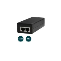WI-POE31-48V, Инжектор 100Base-T 30Вт совместим с 802.3af/at , 48В