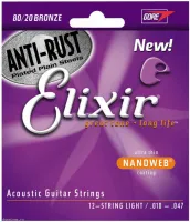 ELIXIR 18152 - Струны для 12 струнной акустической гитары