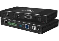 Kramer KIT-400- Комплект из передатчика с автоматическим коммутатором 2 х HDMI 4K/60, VGA и приемника со встроенным масштабатором сигнала HDMI 4K/60