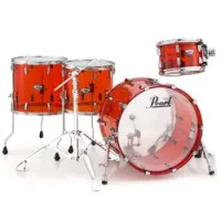 Pearl crb524fp/ c731  ударная установка из 4-х барабанов, цвет ruby red, без стоек, (4 коробки)