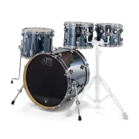Ударная установка DW PERFORMANCE FINISH PLY [20"-10"-12"-14", без стоек и малого, клён, черный хром]