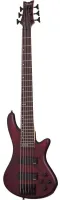 SCHECTER STILETTO CUSTOM-6 VRS - 6-струнная бас-гитара, 24 лада, корпус красное дерево с топом из волнистого клёна, гриф: клён/орех, на болтах, накладка: палисандр, звукосниматели: HH, EMG 40HZ, регулировки: Мастер громкость, бленд, 2х полосный активный э
