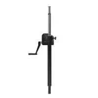 ECO SSA083 Black (75кг/3,5мм с подъемным механизмом) Телескопическая стойка сабвуфер - сателлит с подъемным механизмом, материал: сталь,  35мм. Высота: 74-134см., Макс. нагрузка: 75кг. масса: 5кг.