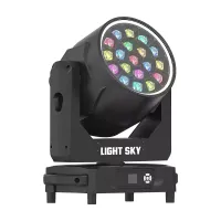 Light Sky AQUAPEARL-PRO - Поворотная голова LED типа WASH, влагозащищенная, 19х40 Вт, RGBW, угол раскрытия луча 4,5° до 60, эффекты калейдоскопа, пиксельное управление, 2500K-10000K, CRIand#8805;75, IP66