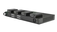 WyreStorm MX-0404-QI - Комплект из матричного коммутатора HDBaseT 4x4 1080p и 4-х приемников по Cat5e/6 с проходным ИК, и пультом ДУ (1080p: 40м)