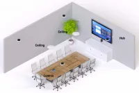 Shure Medium Conference Room # 3 Stem (Ceiling х 2) - Комплект Shure Stem - для средних переговорных комнат #3 с  двумя потолочными микрофонными массивами