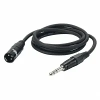 DAP AUDIO Кабель  3mtr  разъмы  XLRF/Jack Stereo Black, для аудио сигнала (до 10 Вольт, до 50 мА, ч, шт
