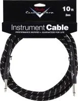 FENDER CUSTOM SHOP 10' INSTRUMENT CABLE BLACK TWEED - Инструментальный кабель