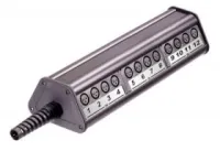 Rean NSB3B-20/4 распред. коробка 20 XLR female входов, 4 XLR male выхода, трапецевидная конструкц