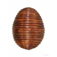 38440253, Шейкер, яйцо, ротанг, 6см Terre 38440253