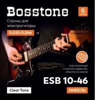 Bosstone Clear Tone ESB 10-46 Струны для электрогитары никель калибр 0.010-0.046