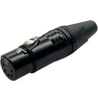 SL Audio XLR-F K5PB-2 - Разъем XLR 5pin "мама", черный, кабельный, шт
