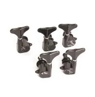 MHC5-3+2-BK Колки для бас-гитары, 3+2, черные, Cort