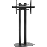Vogels FD1564R Black- Напольный стационарный стенд для дисплея диагональю 42–65″, с функцией поворота на 90°, VESA до 870x505 мм, длина штанги 1500 мм, макс. нагрузка 72 кг, черный