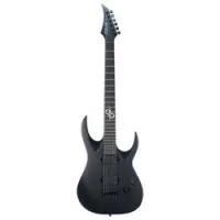 Solar guitars a1.6atg baritone mkii  электрогитара баритон, ольха, клён, цвет чёрный матовый