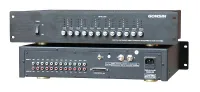 GONSIN TC-Z906B Передатчик  сигнала для системы синхроперевода. 6 входных аудио каналов, выход на 6 каналов, DB25 для подключения консоли переводчика, аудио выход для мониторинга или записи, 2 BNC разъема для подключения TC-H25/H35