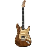 Paoletti stratospheric wine richie sambora  электрогитара, stratocaster, hss, кейс, цвет коричевый