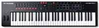 MIDI клавиатура [OXYGENPRO61] M-audio [Oxygen Pro 61] 61 клавиша, 8 энкодеров, 9 фейдеров, 16 пэдов, 12 кнопок управления, колеса высоты тона и модуляции, smart control, auto-mapping, встроенный арпеджиатор, 1/4" Jack вход для педали сустейна, MIDI выход
