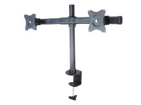 ErgoFount BMMS-02- Настольное шарнирное крепление для 2 мониторов диагональю 13–27'' (1х2), макс. нагрузка 20 кг, черное