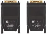 Kramer 614R/T- Комплект малогабаритных устройств для передачи сигнала DVI Single link по одной оптоволоконной линии на расстояние до 500 м