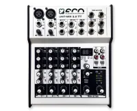 ECO UNIT-MIX 2.2 FX Профессиональный микшерный пульт. 2 мик\лин. +2 стерео входа. Встроенный процессор эффектов