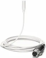 Shure tl48w/o-mtqg-a. субминиатюрный петличный микрофон shure twinplex, разъём mtqg/ta4f, аксессуары в комплекте, белый