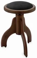 STAGG PS35 RW M V/BK Стул для фортепиано, винтовой механизм, палисандр, сиденье: черный вельвет