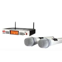 JTS F-36KD/MH-36K Радиосистема UHF двухканальная: ресивер, 2 микрофона ручных; 614-638МГц
