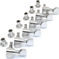FENDER RDWRN GUITAR TUNERS, SET W/HDW колки для электрогитары (6 шт.), никель