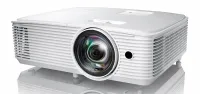 Уценка Проектор Optoma [X309ST-повр. уп.] Full 3D; DLP, XGA (1024*768), 3700 ANSI Lm, 25 000:1, Короткофокусный TR 0,617:1; HDMI 1.4a x1; VGA (YPbPr/RGB) x1; Composite x1; AudioIN x1; VGA Out; Audio Out; USB-A power 1A; RS232; 10W x1; 3.0 кг. белый [E9PD