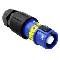 PFLS-NBL-S120M40A NEUTRAL, POWERFIT 400AMP LINE SOURCE, кабельный / мама / синий, KUPO -