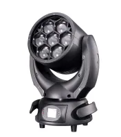Estrada pro led mh740z v.2 светодиодная вращающаяся голова заливного света 7 шт. х 40w rgbw с встроенными цветовыми макросами и зуммом 5-70 градусов и индивидуальным пиксель контролем