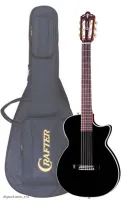 Гитара электроакустическая шестиструнная CRAFTER CT-125C BK  Чехол