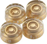 GIBSON SPEED KNOBS 4 PCS. GOLD набор ручек для потенциометров 4 шт, цвет золотой