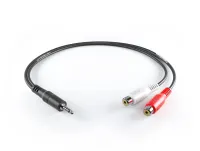 PROCAST cable A-MJ/2RCA-F - Переходник 3,5mm miniTRS Jack(male) / 2RCA(female) для коммутации стереофонического аудио сигнала