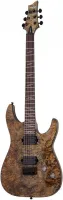 SCHECTER OMEN ELITE-6 CHAR - электрогитара, 24 лада, корпус: махагон c топом из капа, гриф: клён, накладка: палисандр, звукосниматели: HH Schecter Diamond Heretic, регулировки: громкость, тон, 5-ти позиционный переключатель, цвет: Charcoal