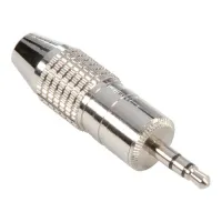 Adam hall 7624 - разъем trs (jack) 3,5 mm stereo, полностью металлический