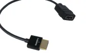 Переходной кабель [99-9490001] Kramer Electronics [ADC-HM/HF/PICO] HDMI-HDMI  (Вилка - Розетка), 0,3 м