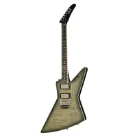 EPIPHONE Brendon Small Ghosthorse Explorer Galaktikon Burst электрогитара, цвет серебристо-серый бёрст, чехол в комплекте
