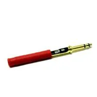 Neutrik NP3TT-P-AU-R Разъем BANTAM 4.4мм(0.173"), T + R под пайку, S под обжим (губки для обжима DIE-R-BNC-PJ), красный