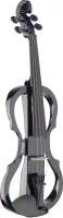 STAGG EVN X-4/4 BK - Электроскрипка 4/4 Цельный клен, лакированный корпус.Электроника: регулятор громкости/тона, предусилитель для наушников.В комплекте: мягкий кейс с ремнями, смычок, канифоль, стерео наушники, 9В батарея.Цвет: черный.