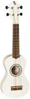 BATON ROUGE UR1-S-WH - сопрано укулеле, 12 ладов, корпус: агатис, гриф: окоуме, накладка: орех, цвет: белый