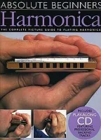 MusicSales AM92619 - ABSOLUTE BEGINNERS HARMONICA HARM BOOK/CD