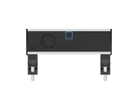 ABL 2A20F1A4- Настольная розеточная станция серии Flexi с 1 розеткой, 1xUSB-A, 1xUSB-C и 1 слотом для IMP, черная с серебристым (2A200104)