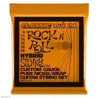 2252 - струны для эл.гитары Classic Pure Nickel Hybrid Slinky (9-46), Ernie Ball